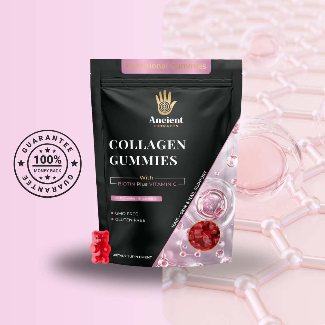 Éclat Fraise – Bonbons Collagène & Biotine 🍓 - The Goat