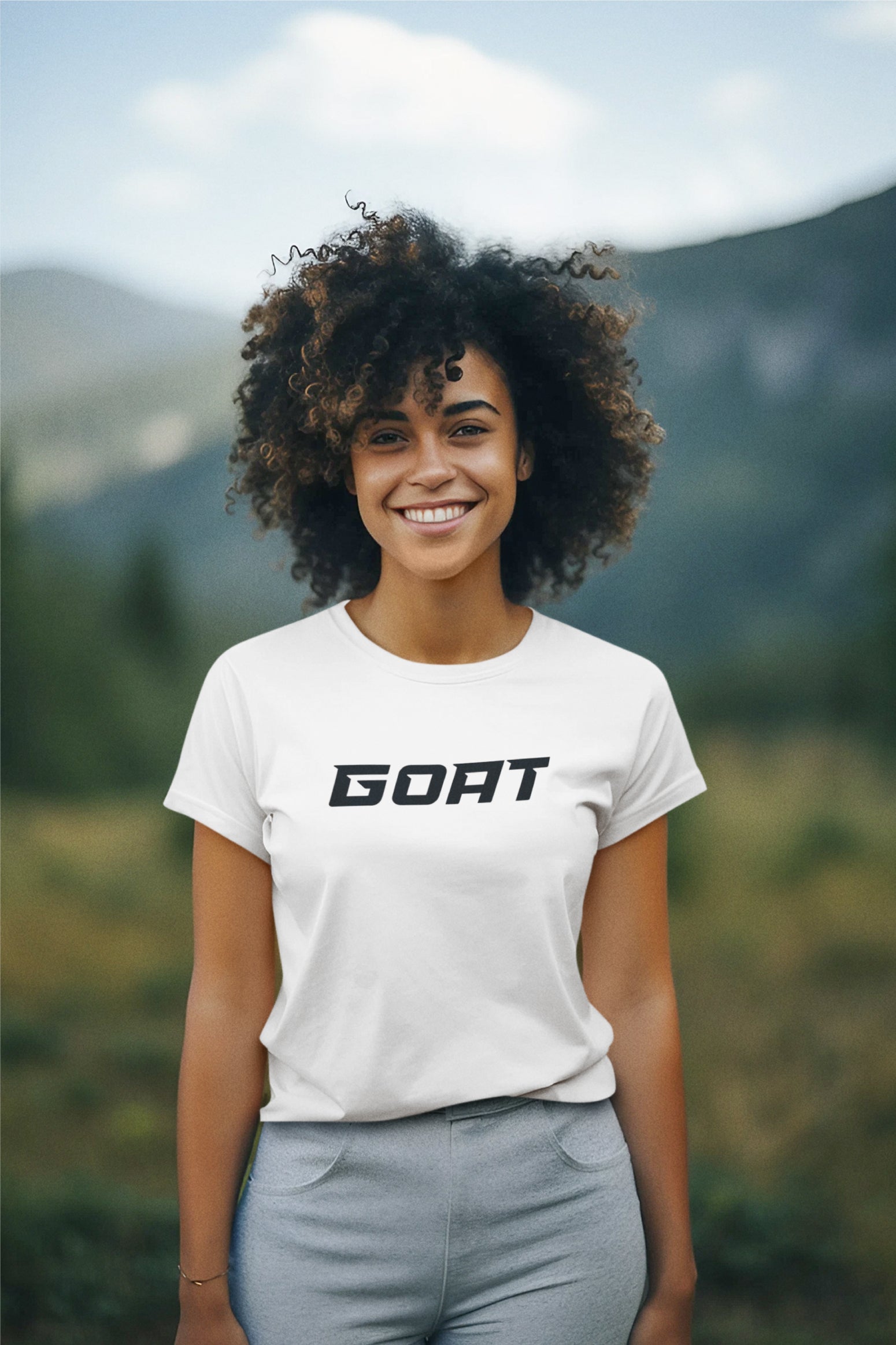 T-shirt Décontracté goat